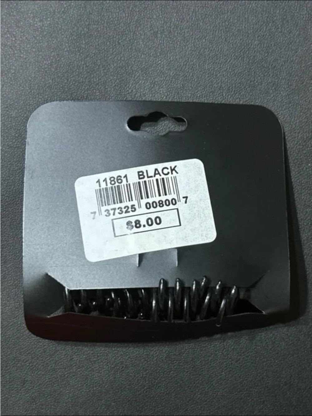 NWT Femme black mini hair claw clips - 4 Pack